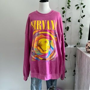 Urban Outfitters Nirvana Oversized Sweatshirt
